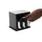 Mind Reader Black 3 Compartment Plastic Utensil Dispenser & Cutlery Organizer